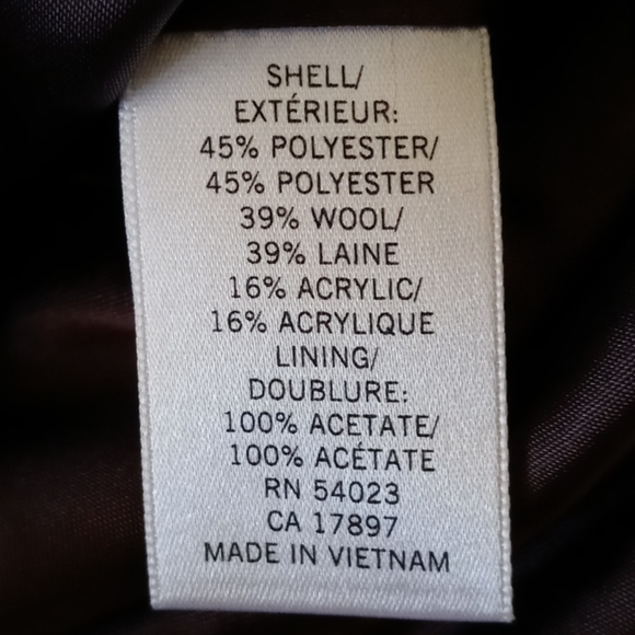 Banana Republic Wool blend Chocolate Jacket - Picture 4 of 5